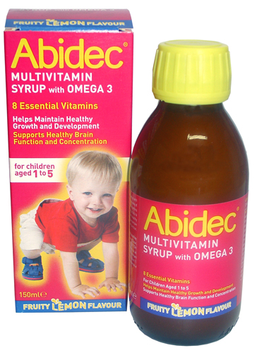 Vitamin Abidec Omega 3 dạng siro 150ml